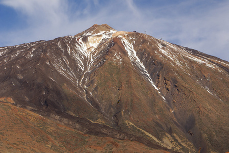 泰德火山国家公园罗克斯 de 加西亚在特内里费在金丝雀 islan