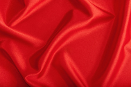 红色的滑腻纺织