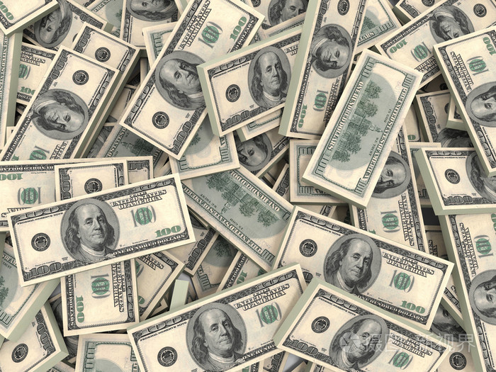 美国美元背景