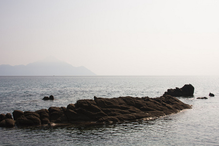 景观与水和岩石