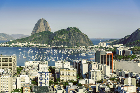 里约热内卢老式鸟瞰巴西