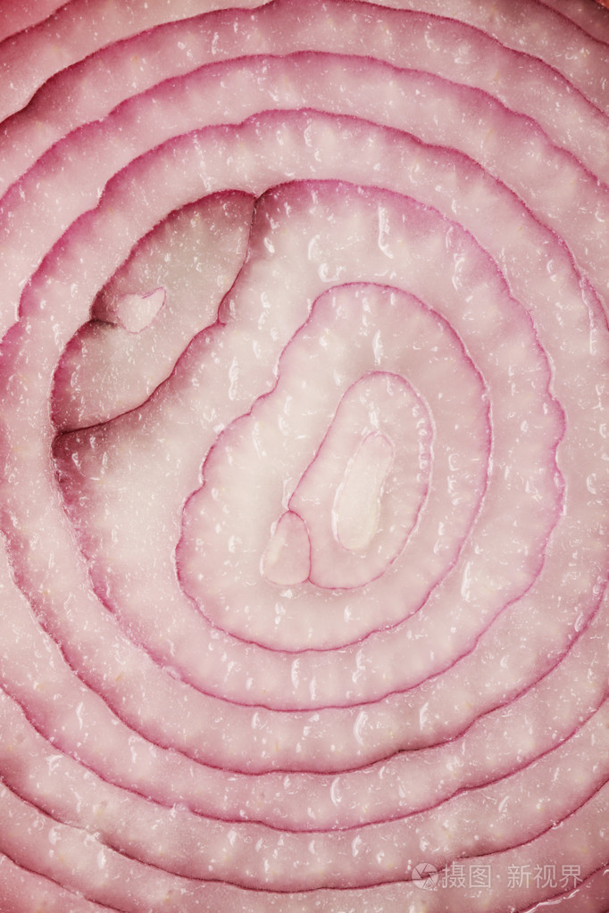 红洋葱切片照片-正版商用图片1fc43o-摄图新视界