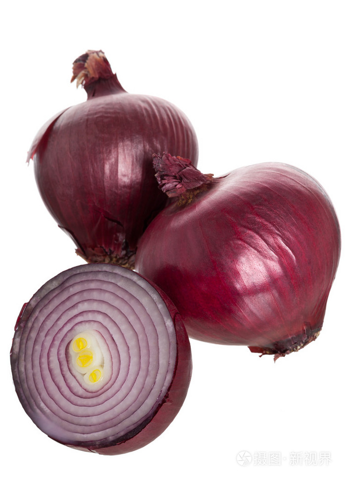 红洋葱鳞茎