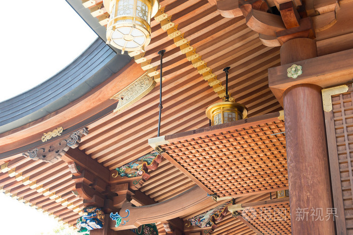 东京,日本-2014 年 4 月 4 日: 汤岛天满宫.