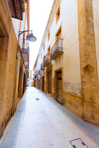 javea xabia 旧城区街道在西班牙阿利坎特