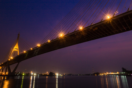 工业环路大桥夜景