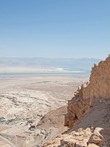 以色列死海的视图
