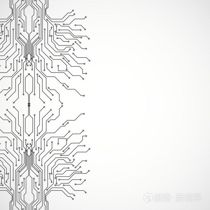电路板模式插画-正版商用图片1fcmpl-摄图新视界