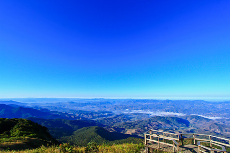 在茵他侬国家公园的山