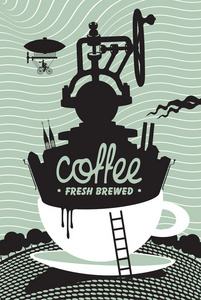 新鲜咖啡制备prparation du caf frais