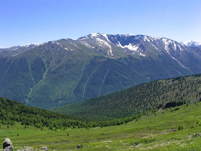 山脉的阿尔泰山