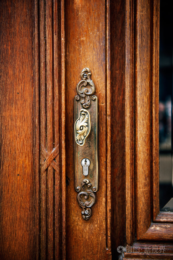 老式古董门把手照片-正版商用图片1fd3n4-摄图新视界