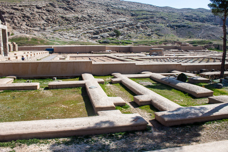 古代波斯波利斯的废墟