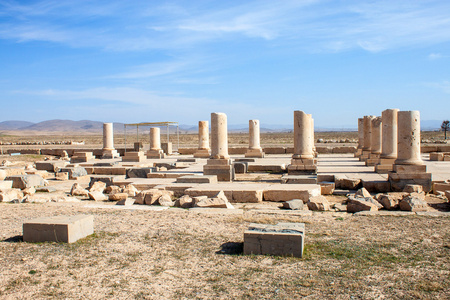 pasargadae 的废墟