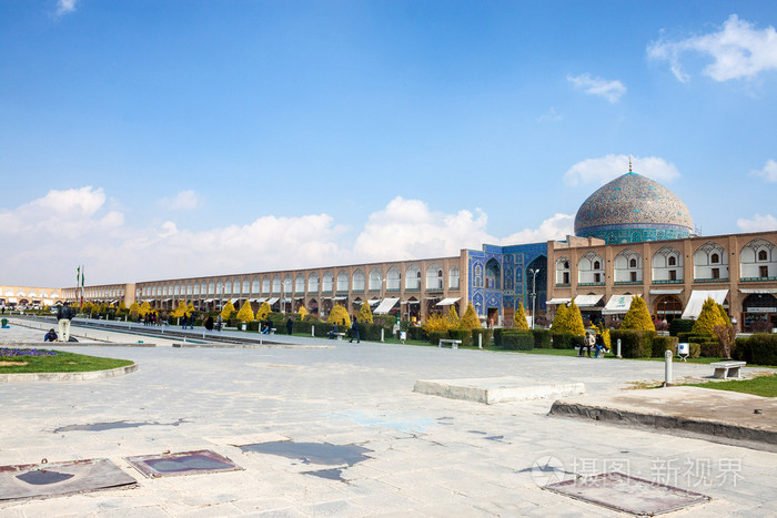 在伊斯法罕的伊玛目广场