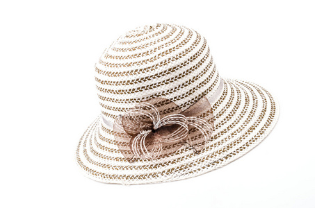 fond blanc de la plage hat isol