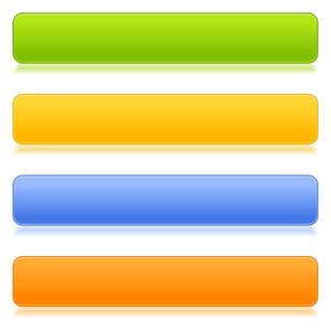 乱蓬蓬的钴横幅色彩丰富的网页的按钮照片