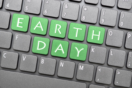 键盘上的地球日
