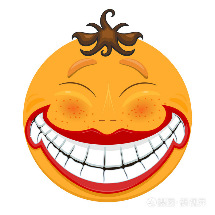 奇怪微笑露齿的微笑