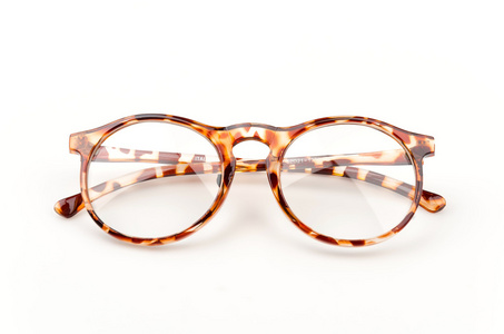 eyeglassses 分离白色背景