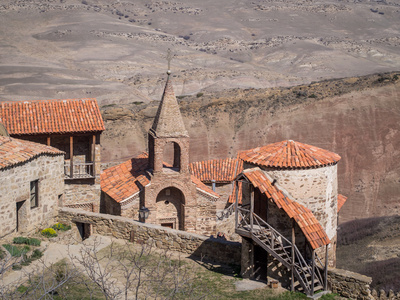 大卫  加雷哈，岩石凿格鲁吉亚东正教修道院复杂