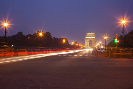 查看对印度门 rajpath 大道上