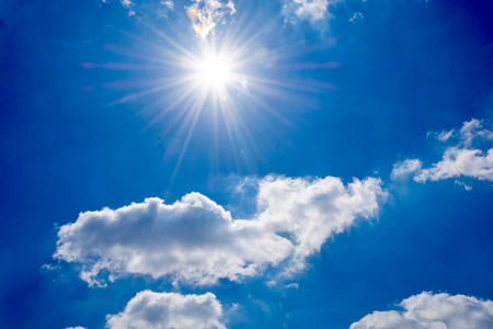 强烈的阳光照片