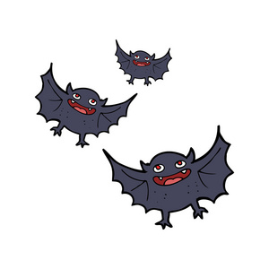 卡通吸血蝙蝠
