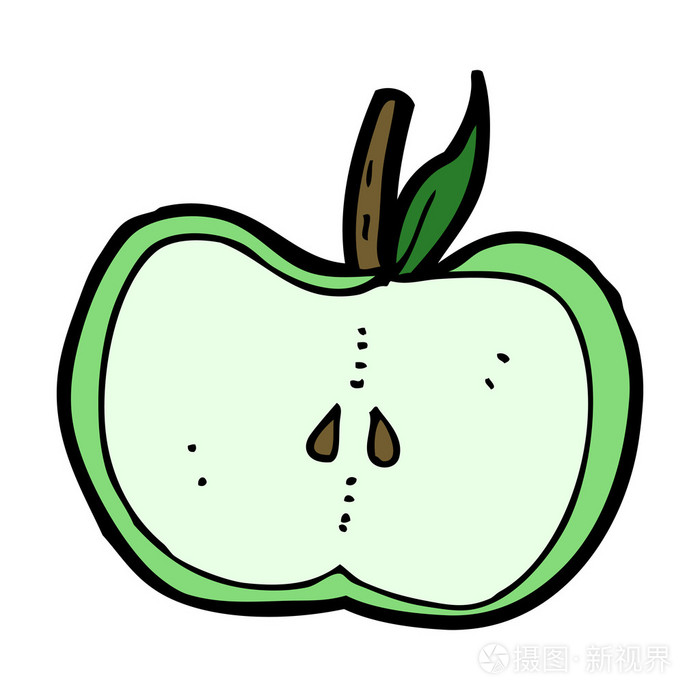 半卡通苹果