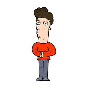 厌倦的漫画卡通漫画的人卡通漫画傲慢自大的人照片
