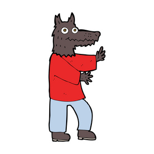 漫画卡通搞笑狼人图片