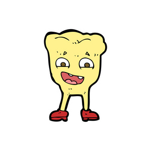 卡通黄牙照片