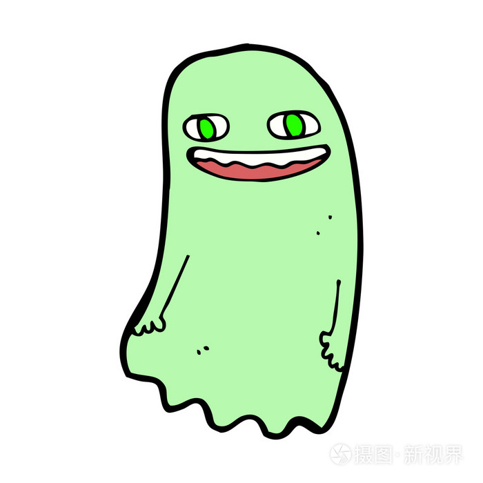 可爱的卡通鬼