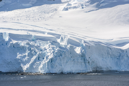 南极冰的形成与的海岸线