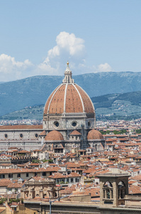 大教堂 di santa maria del fiore 在佛罗伦萨，意大利