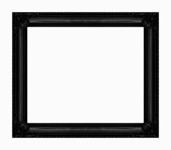 空白的黑框图片