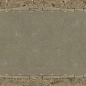 新的无缝纹理的沥青路面具有薄 石边框和边缘上的沙子