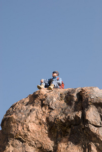 登山环顾四周