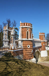 tsaritsyno 公园莫斯科