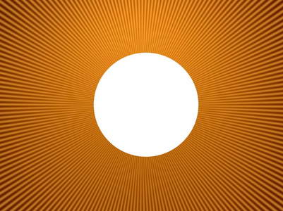 抽象的橙色黄金宇宙中的光线