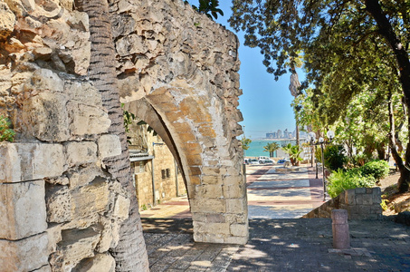 在雅法，以色列的老拱