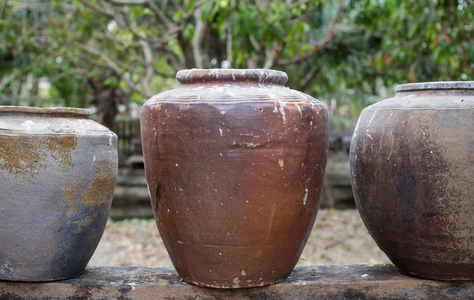 园艺的罐子照片