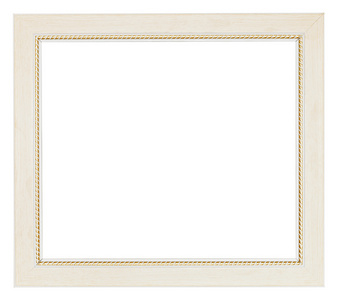 宽阔的白色木质平板相框