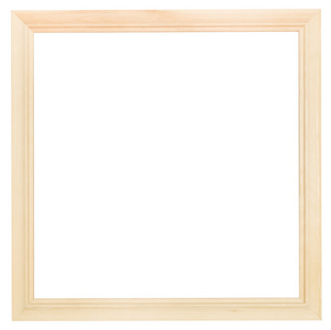方形现代简单木制相框照片