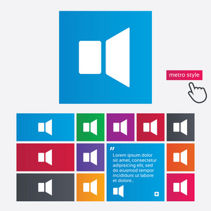 ikona podepsat hlasitost reproduktoru。 zvuk符号