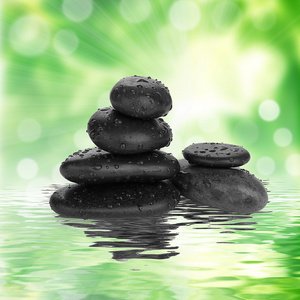 竹子石头简笔画图片