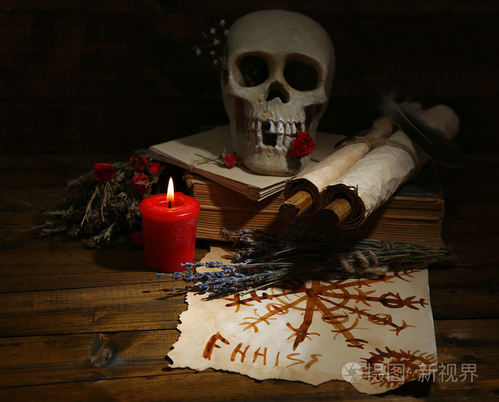 爱情魔法的概念照片.