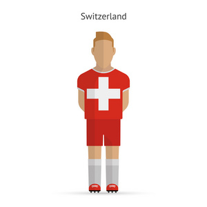 瑞士足球运动员。足球制服