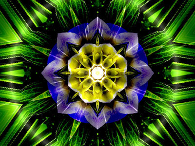 创作背景的奇妙万花筒的颜色力度照片