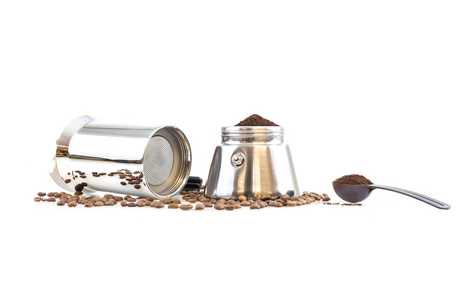 咖啡机 percolater 咖啡豆和咖啡